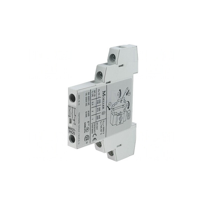 Contacte Auxiliare NC/NO x2 cu Cleme Şurub NHI21-PKZ0 | Electronic-mag.ro | Componente Electronice Contacte Auxiliare NC/NO x2 cu Cleme Şurub NHI21-PKZ0 | Electronic-mag.ro | Componente Electronice