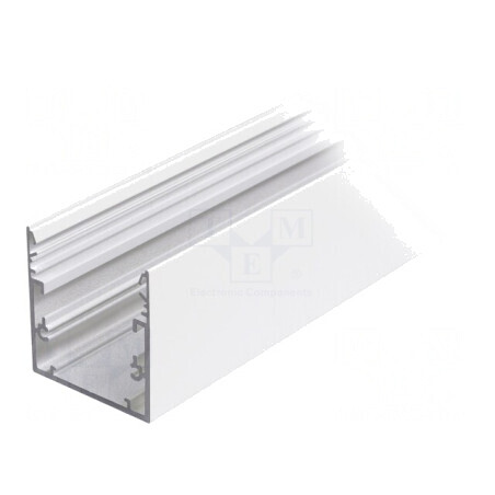 Profi Profil Aluminiu 1m Alb pentru Module LED | Electronic-mag.ro | Componente Electronice
