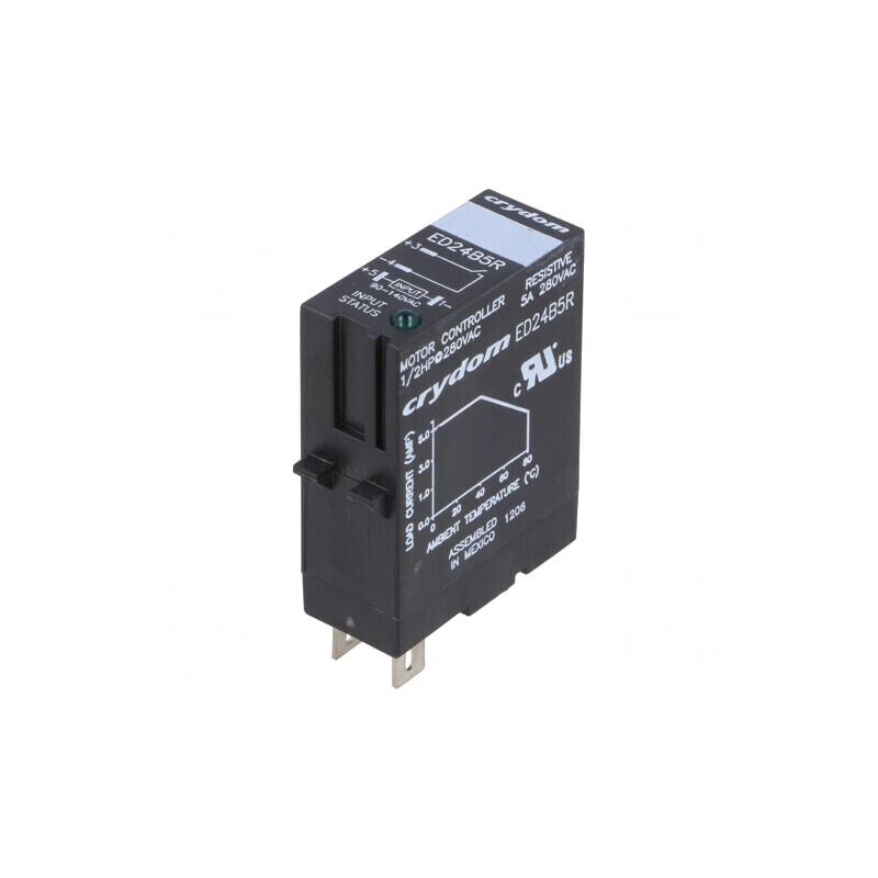Releu Semiconductor 5A 24-280VAC ED24B5R cu Soclu | Electronic-mag.ro | Componente Electronice