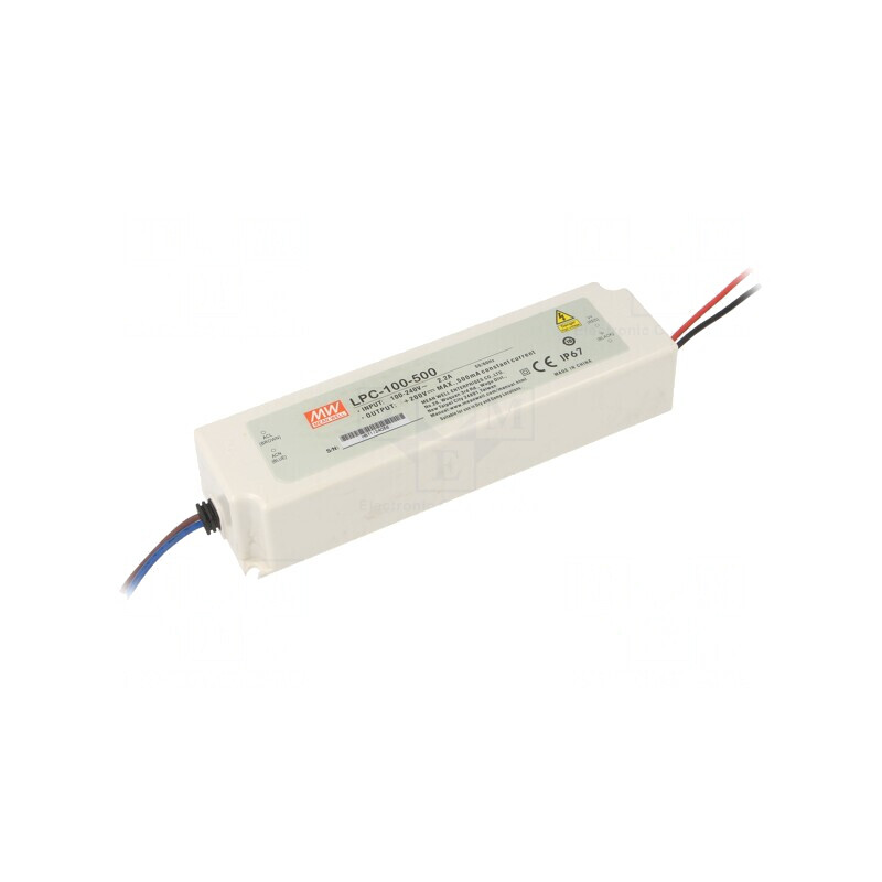 Alimentator LED 100W 500mA 90-264VAC | Electronic-mag.ro | Componente Electronice