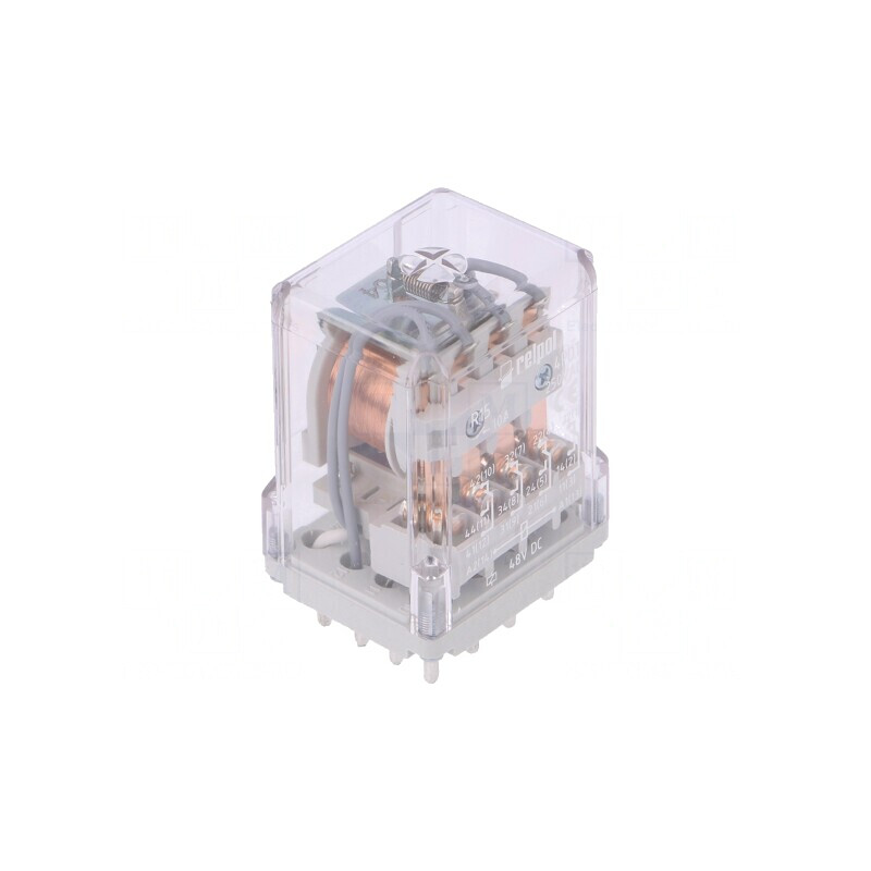 Releu Electromagnetic 4PDT 48VDC 20A | Electronic-mag.ro | Componente Electronice