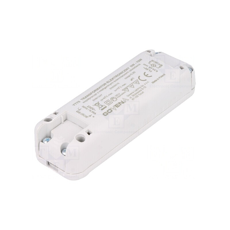 Transformator Electronic 70VA 230VAC 11.5V IP40 | Electronic-mag.ro | Componente Electronice