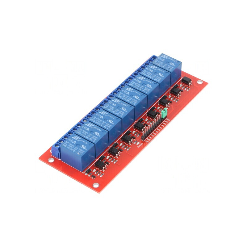 Modul Releu 8 Canale 5V 10A | Electronic-mag.ro | Componente Electronice