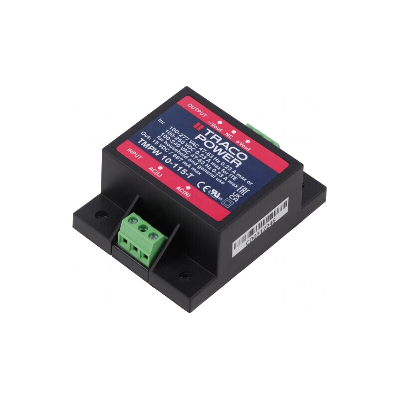 Alimentator Încastrabil 10W 15VDC 667mA | Electronic-mag.ro | Componente Electronice
