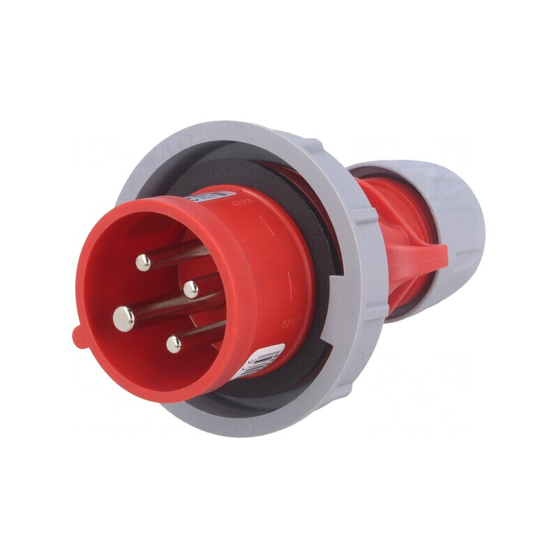 Conector Alimentare AC Trifazat Mufă Tată 16A 400VAC IP67 | Electronic-mag.ro | Componente Electronice