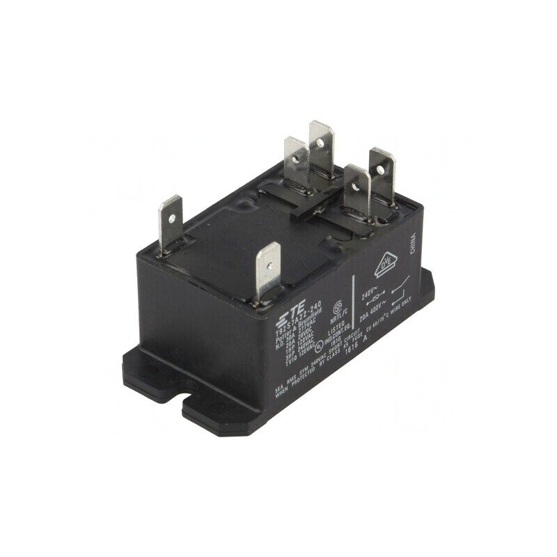 Releu Electromagnetic DPST-NO 240VAC 30A T92 | Electronic-mag.ro | Componente Electronice
