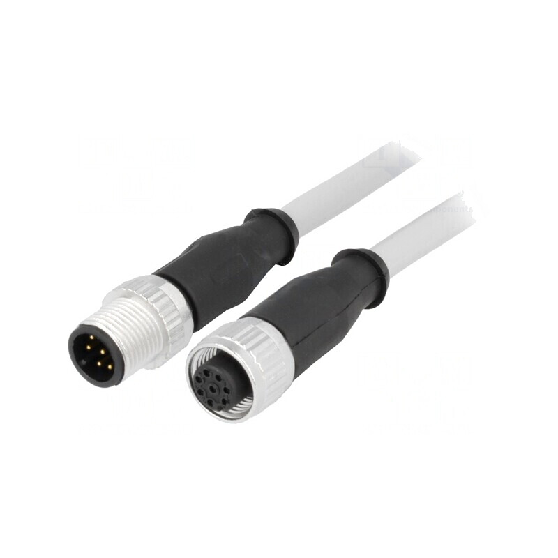 Cablu senzori/automatizări M12-M12 2m 8 PIN | Electronic-mag.ro | Componente Electronice