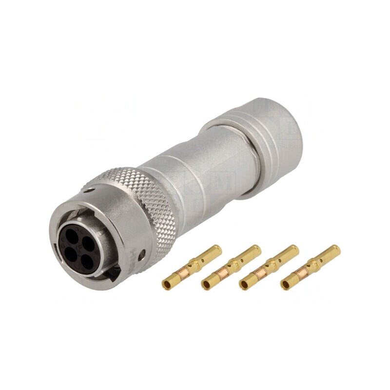 Mufă Circulară Crimpabilă RT360 4-PIN 13A | Electronic-mag.ro | Componente Electronice