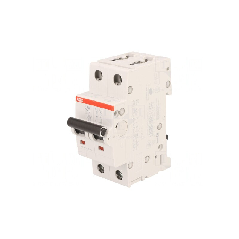 Întrerupător de supracurent 40A 2P 6kA 230/400VAC | Electronic-mag.ro | Componente Electronice