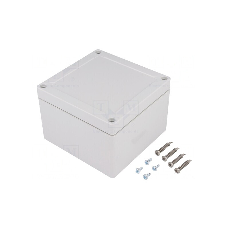 Carcasă Universală Gri ABS 122x124x85mm | Electronic-mag.ro | Componente Electronice