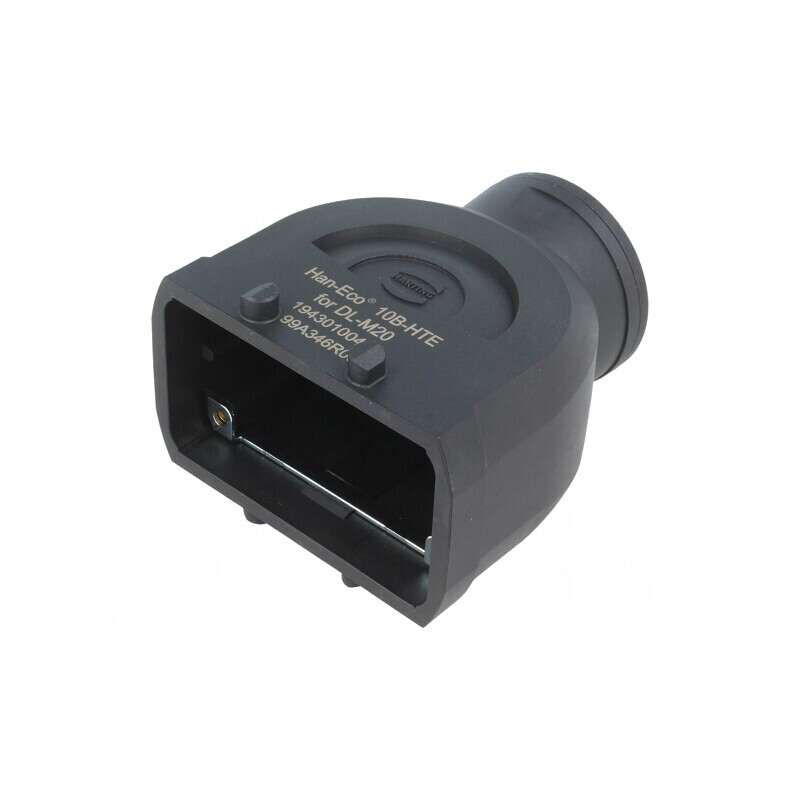 Carcasă pentru conectori HDC Han-Eco® B 10B drept | Electronic-mag.ro | Componente Electronice