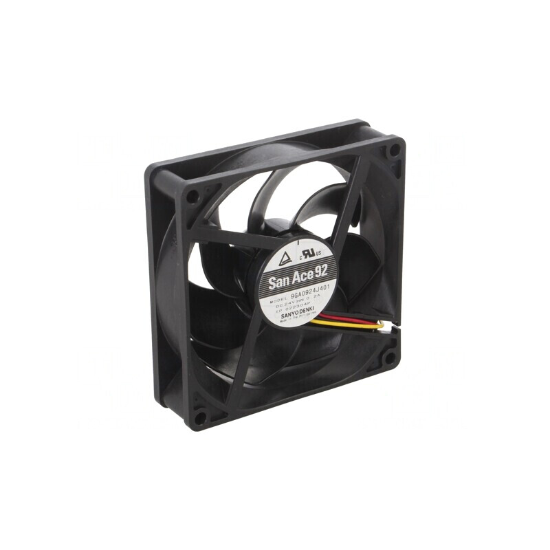 Ventilator axial 24V 92mm 132m3/h 43dBA cu bilă | Electronic-mag.ro | Componente Electronice
