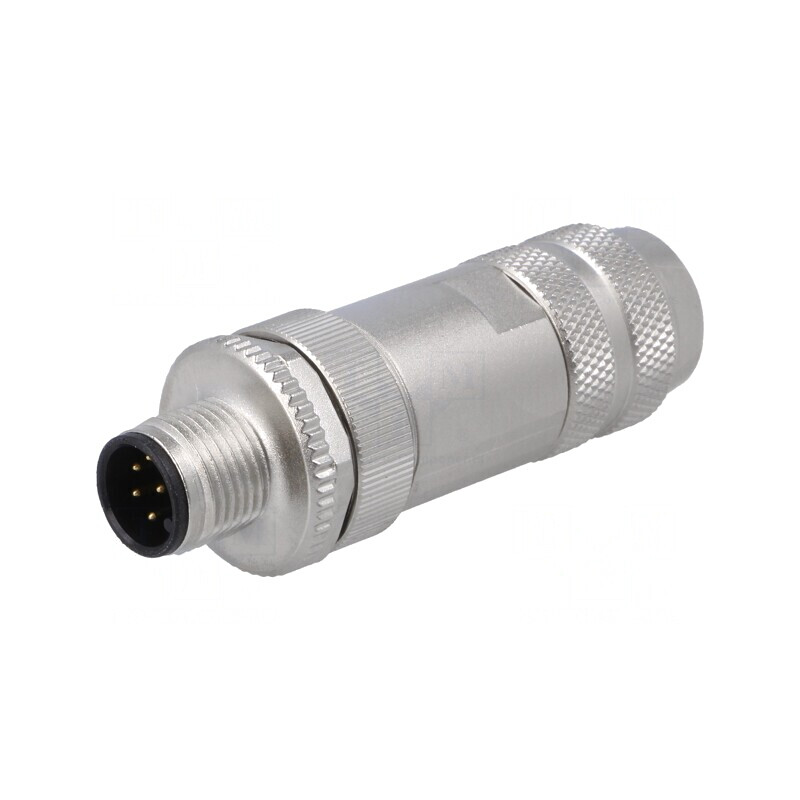Conector M12 Mufă Tată 8 Pinuri Ecranat Aurit IP67 30V | Electronic-mag.ro | Componente Electronice Conector M12 Mufă Tată 8 Pinuri Ecranat Aurit IP67 30V | Electronic-mag.ro | Componente Electronice