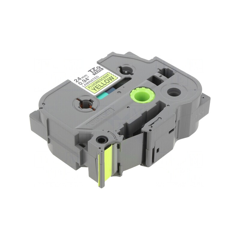 Bandă Etichetare 24mm x 5m Galben/Negru TZE-C51 | Electronic-mag.ro | Componente Electronice