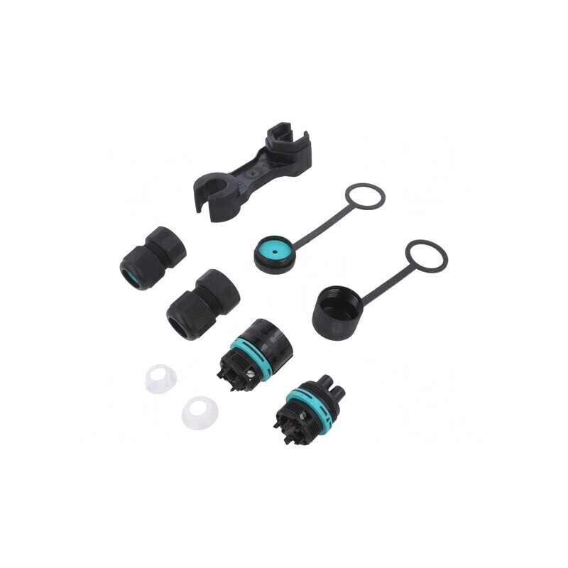 Conector alimentare AC terminal cu șurub tată mamă TH387 | Electronic-mag.ro | Componente Electronice