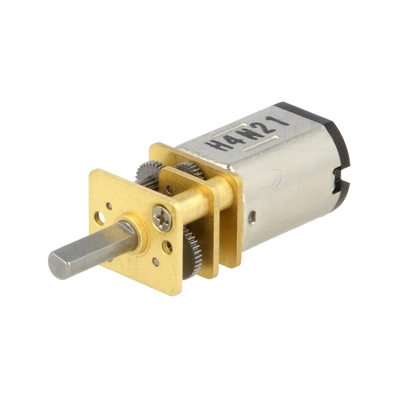 Motor DC cu transmisie HPCB 12V 150:1 Ax crestătură D | Electronic-mag.ro | Componente Electronice