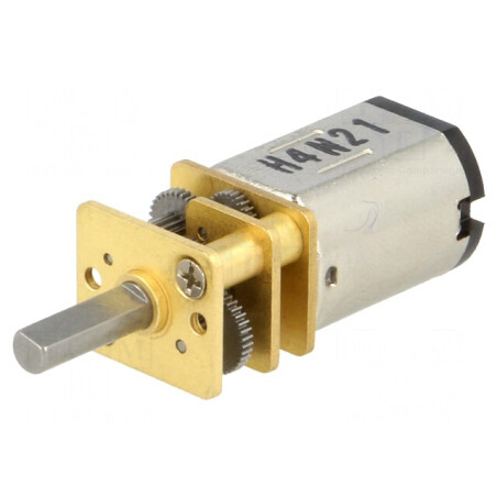 Motor DC cu transmisie HPCB 12V 150:1 Ax crestătură D | Electronic-mag.ro | Componente Electronice