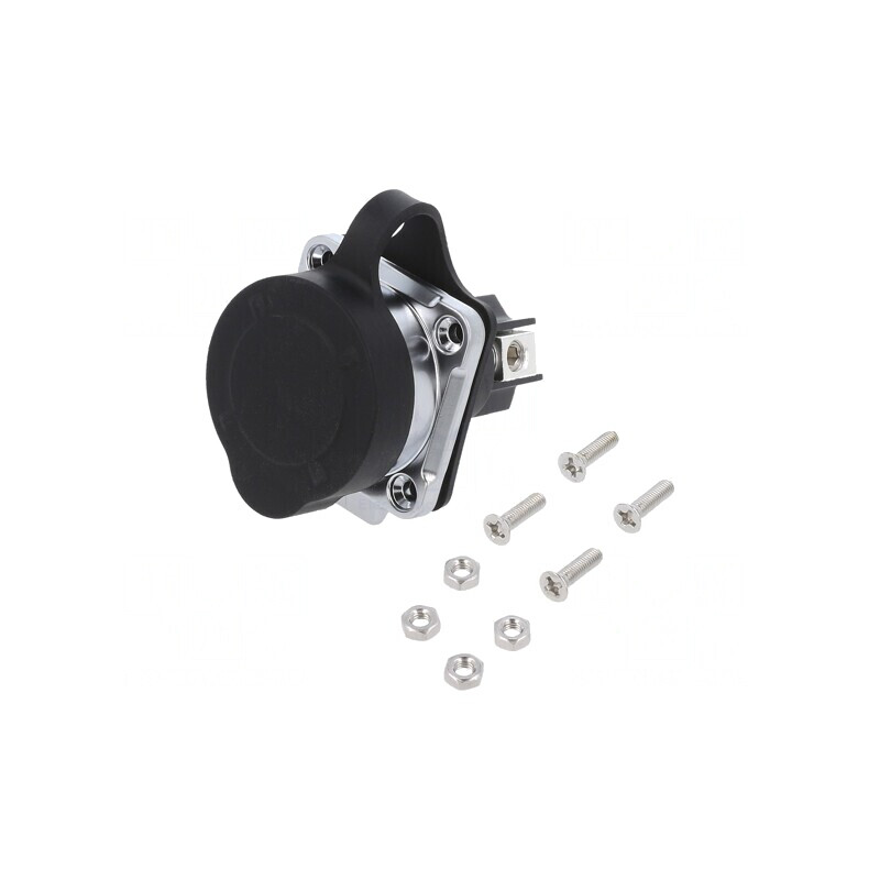 Conector Circular Soclu 28mm 3-PIN Aurit Mamă | Electronic-mag.ro | Componente Electronice
