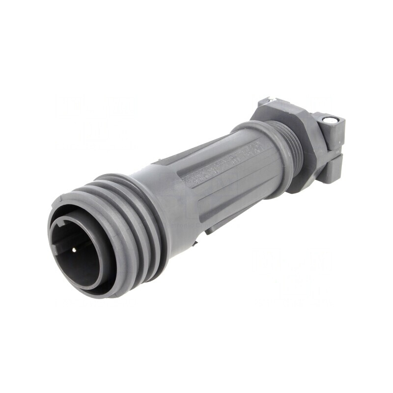 Mufă Circulară 2 PIN cu Filet Exterior | Electronic-mag.ro | Componente Electronice