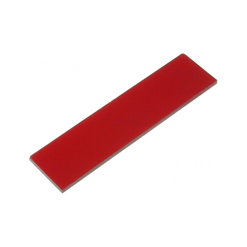 Filtru Roșu 16mm x 60mm x 1,6mm | Electronic-mag.ro | Componente Electronice