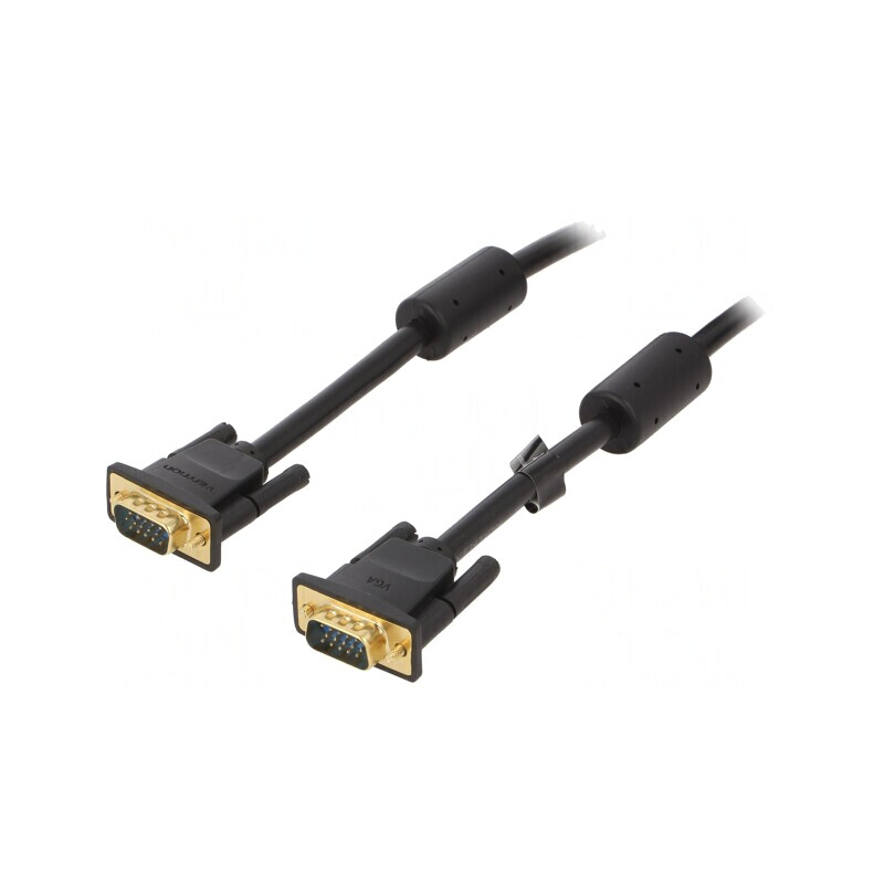 Cablu D-Sub 15pin HD Negru 20m | Electronic-mag.ro | Componente Electronice