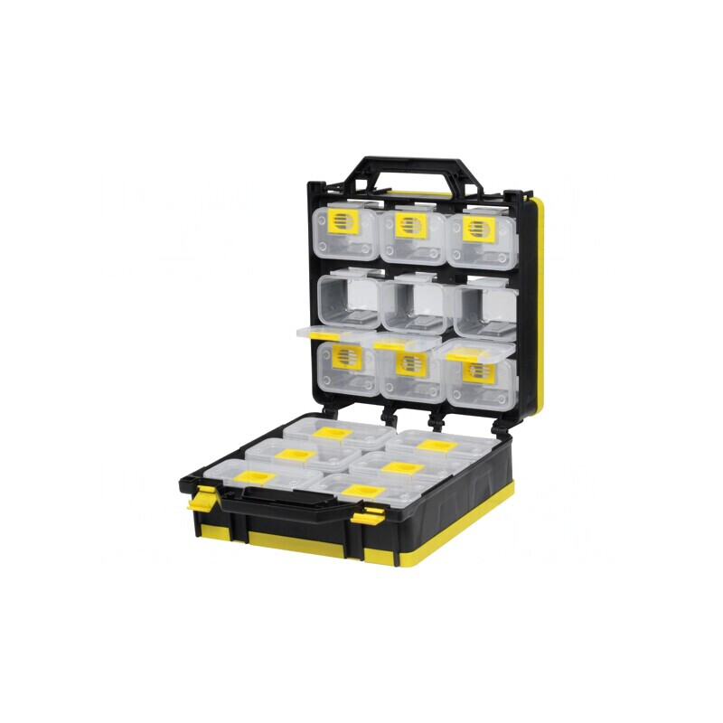 Set Organizator Transparent Negru 300mm x 145mm x 330mm | Electronic-mag.ro | Componente Electronice