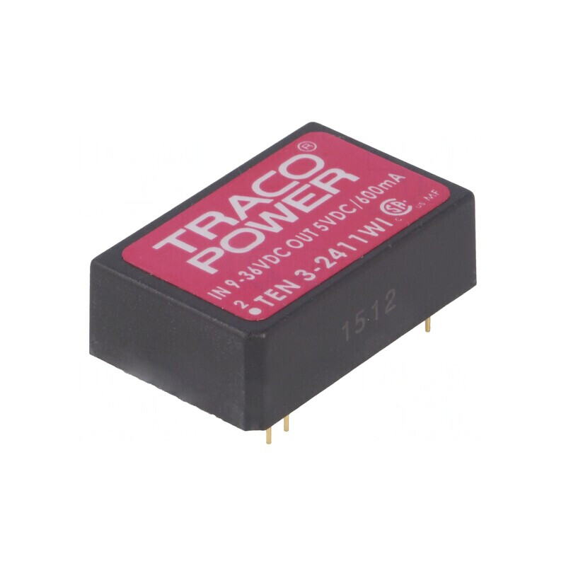 Convertor DC/DC 3W 9-36V la 5V 600mA DIP24 | Electronic-mag.ro | Componente Electronice