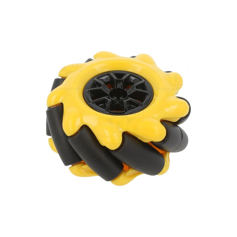 Șurub Înșurubare Ax Galben-Negru 48mm Acoperit cu Guma | Electronic-mag.ro | Componente Electronice
