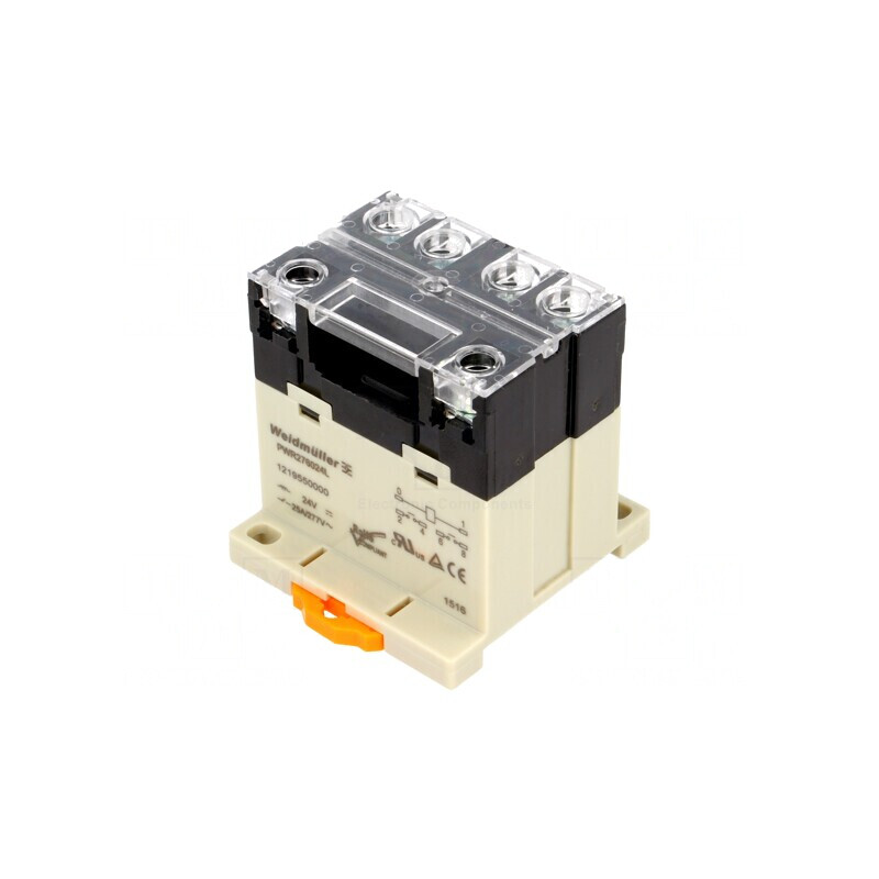 Releu Electromagnetic DPST-NO 24VDC 25A | Electronic-mag.ro | Componente Electronice
