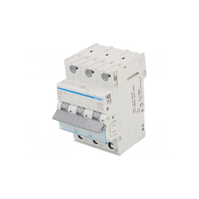 Întrerupător de Supracurent 10A 3P 230/400V 6kA | Electronic-mag.ro | Componente Electronice