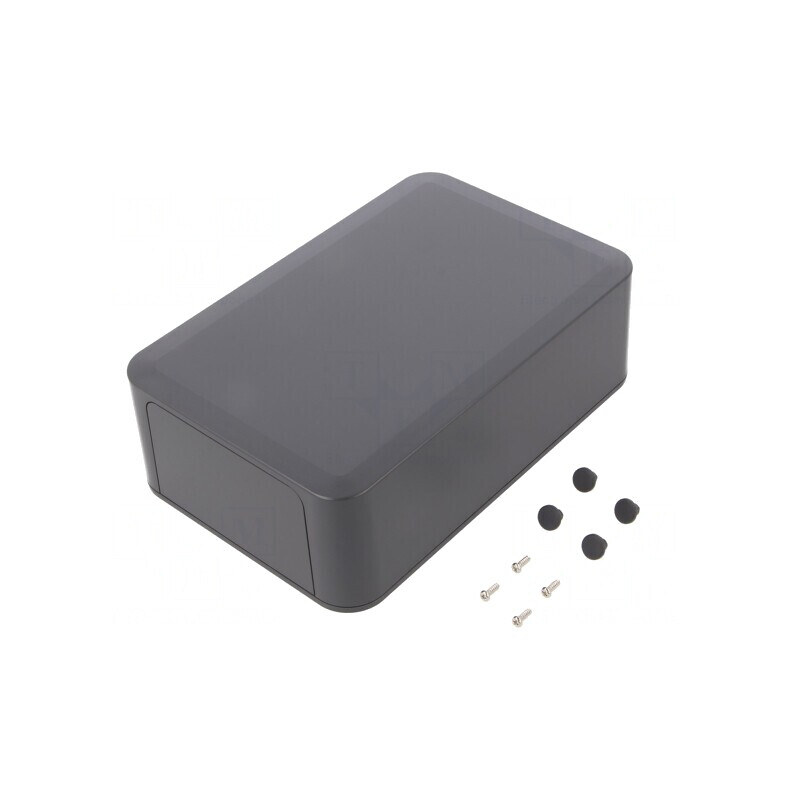Carcasă ABS Gri Întunecat 125x190x60mm | Electronic-mag.ro | Componente Electronice