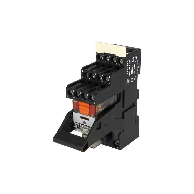 Releu Intermediar 4PDT 230VAC 6A | Electronic-mag.ro | Componente Electronice