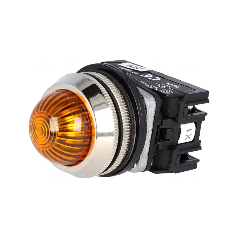 Lumină de control LED 30mm 24V DC | Electronic-mag.ro | Componente Electronice