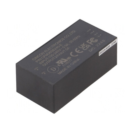 Convertor AC/DC 36W 24VDC | Electronic-mag.ro | Componente Electronice