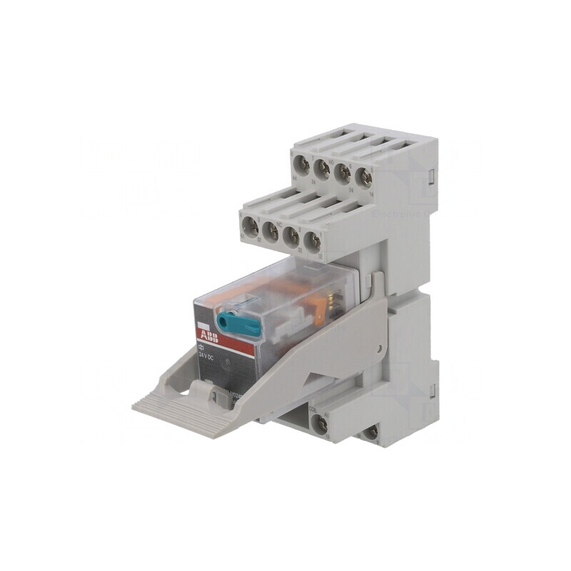 Releu intermediar 4PDT 24VDC pentru șină DIN | Electronic-mag.ro | Componente Electronice Releu intermediar 4PDT 24VDC pentru șină DIN | Electronic-mag.ro | Componente Electronice