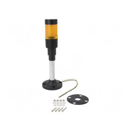 Coloană de semnalizare LED galbenă 24V | Electronic-mag.ro | Componente Electronice