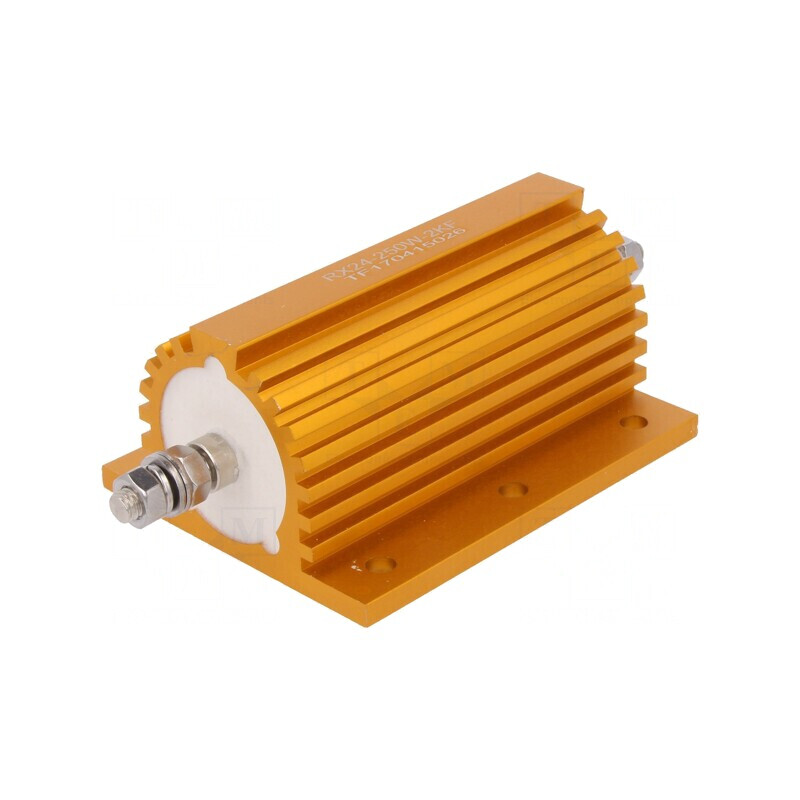 Rezistor Bobinat cu Radiator 2kΩ 250W ±1% | Electronic-mag.ro | Componente Electronice