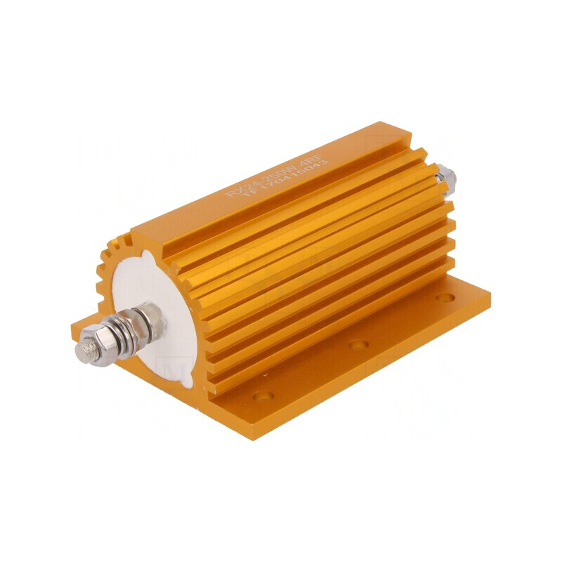 Rezistor Bobinat cu Radiator 4Ω 250W | Electronic-mag.ro | Componente Electronice