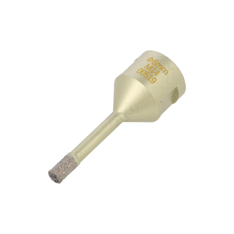 Freză Burghiu Diamantată 6mm pentru Glazură și Plăci Ceramice | Electronic-mag.ro | Componente Electronice