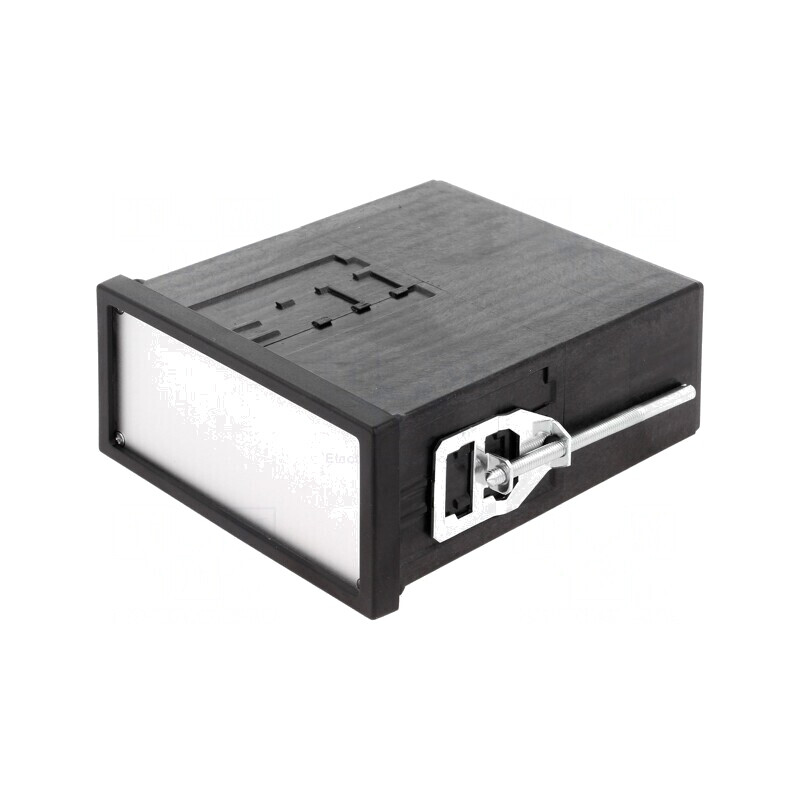 Carcasă neagră panou 96x48x109,5mm Uninorm | Electronic-mag.ro | Componente Electronice