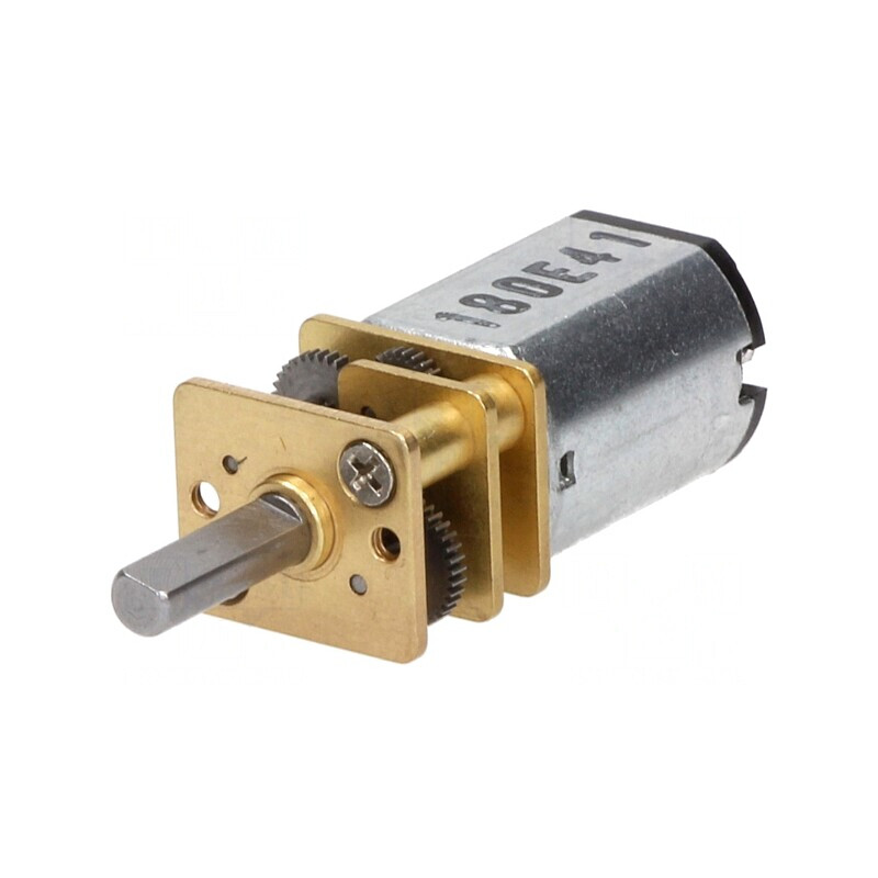 Motor DC 6V 360mA Micro Metal cu Transmisie 298:1 | Electronic-mag.ro | Componente Electronice