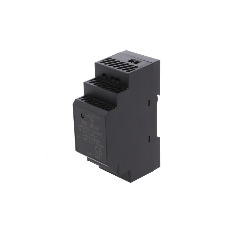 Alimentator pentru șină DIN 30W 24VDC 1,5A | Electronic-mag.ro | Componente Electronice