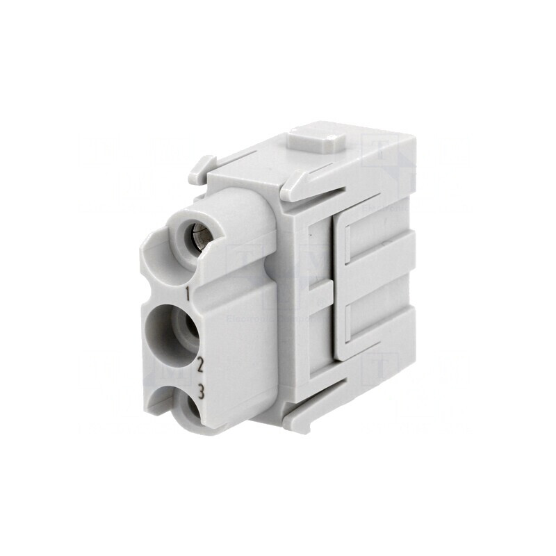 Conector HDC Han-Modular Mamă 3 PIN Terminal Șurub | Electronic-mag.ro | Componente Electronice