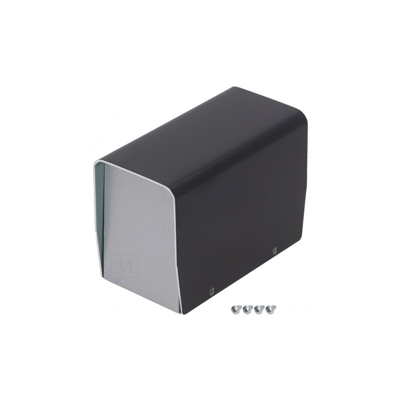 Carcasă aluminiu argint 61x118x84mm | Electronic-mag.ro | Componente Electronice