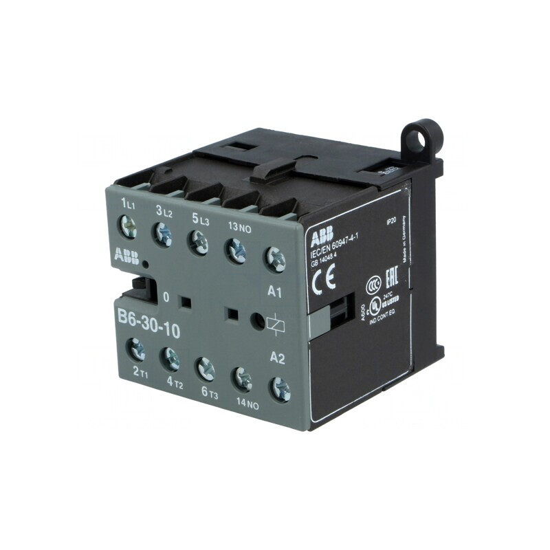 Contactor 3P NO cu 3 Contacte Auxiliare NO 380-415VAC 6A | Electronic-mag.ro | Componente Electronice Contactor 3P NO cu 3 Contacte Auxiliare NO 380-415VAC 6A | Electronic-mag.ro | Componente Electronice
