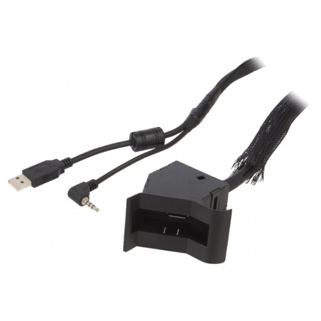 Adaptor USB/AUX VW Jack 3,5mm 4pin USB A | Electronic-mag.ro | Componente Electronice