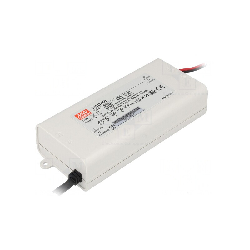 Alimentator LED 60,2W 25-43VDC 1400mA | Electronic-mag.ro | Componente Electronice