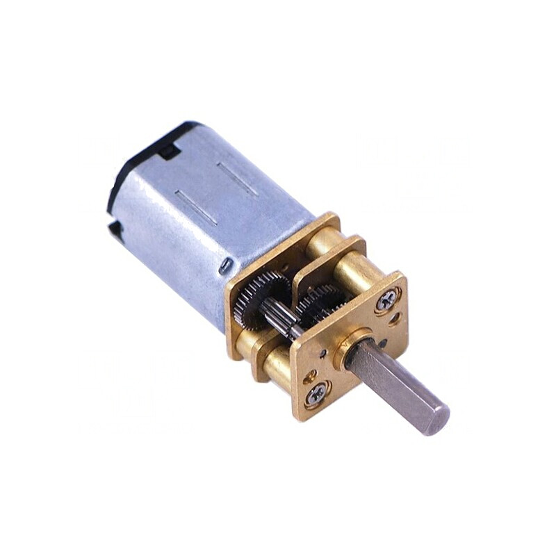 Motor DC cu Transmisie 6V 10:1 POLOLU-1099 | Electronic-mag.ro | Componente Electronice