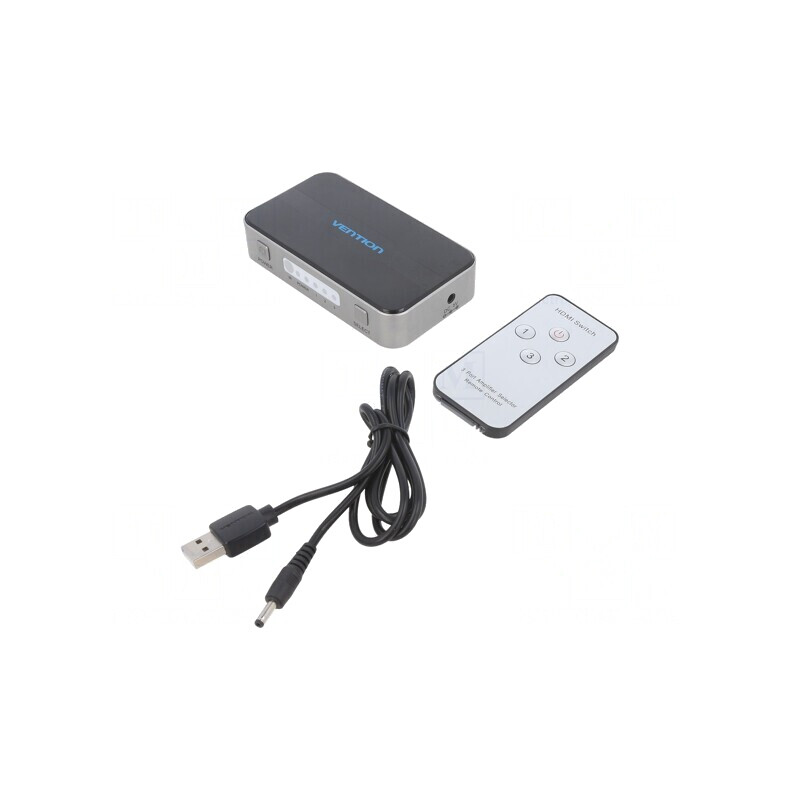 Switch HDMI HDCP 1.2/1.4 Negru/Gri | Electronic-mag.ro | Componente Electronice