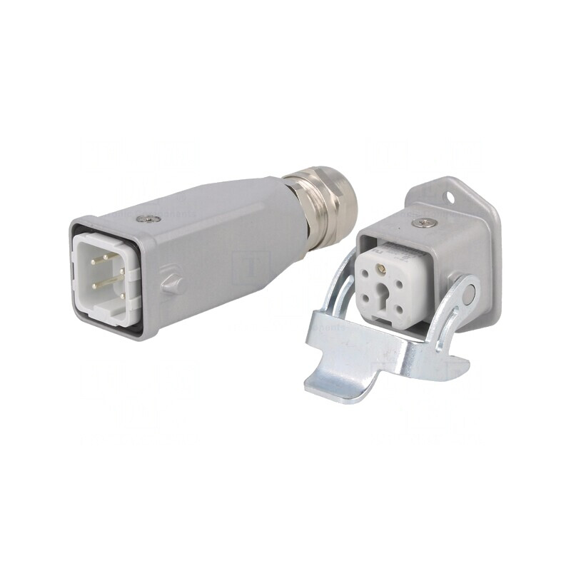 Conector HDC Tată Mamă 5+4 PIN PE A3 Drept | Electronic-mag.ro | Componente Electronice